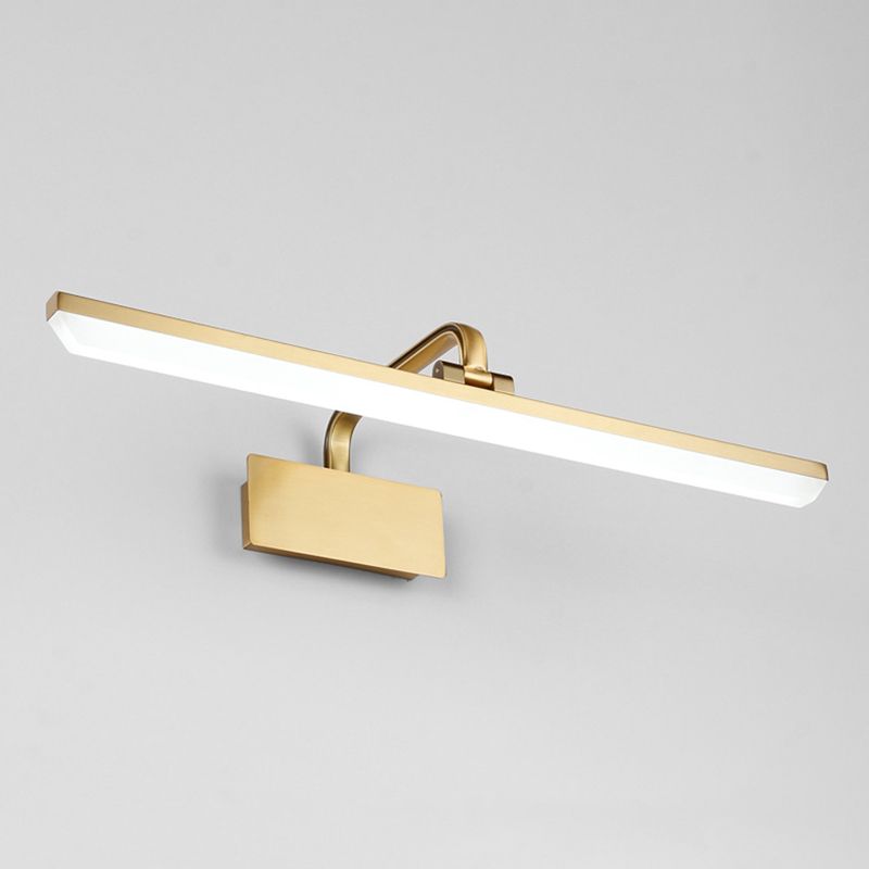 Thin-Line Metal Wall Mounted Lights Contemporary Wall Mounted Light Fixture for Bathroom