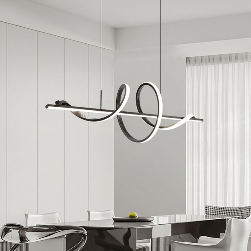 Modern Style Pendant Lighting Fixtures Black/Gold Island Lighting Ideas for Kitchen