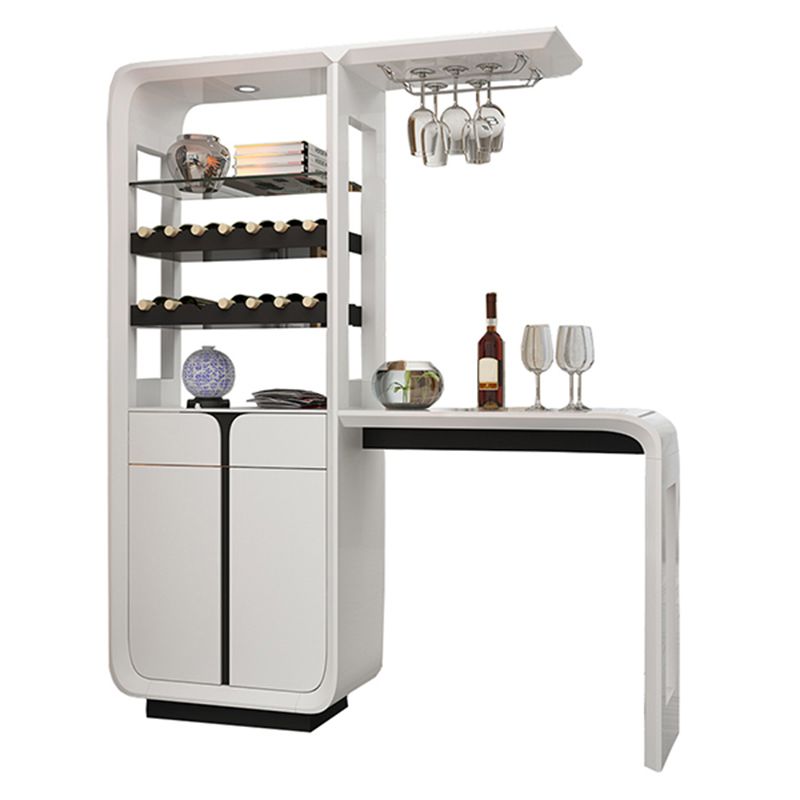 Modern Rectangle Wood Counter Table 2/3 Pieces Bar Table Set for Living Room