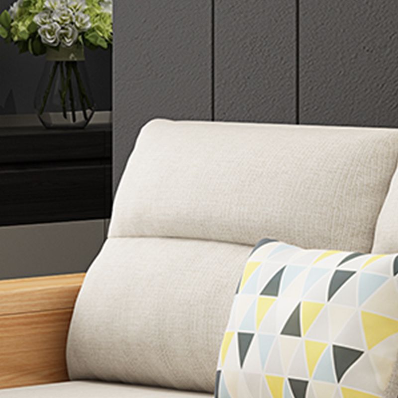 32" Wide Scandinavian Sofa Bed Pillow Included Wood Sleeper Sofa