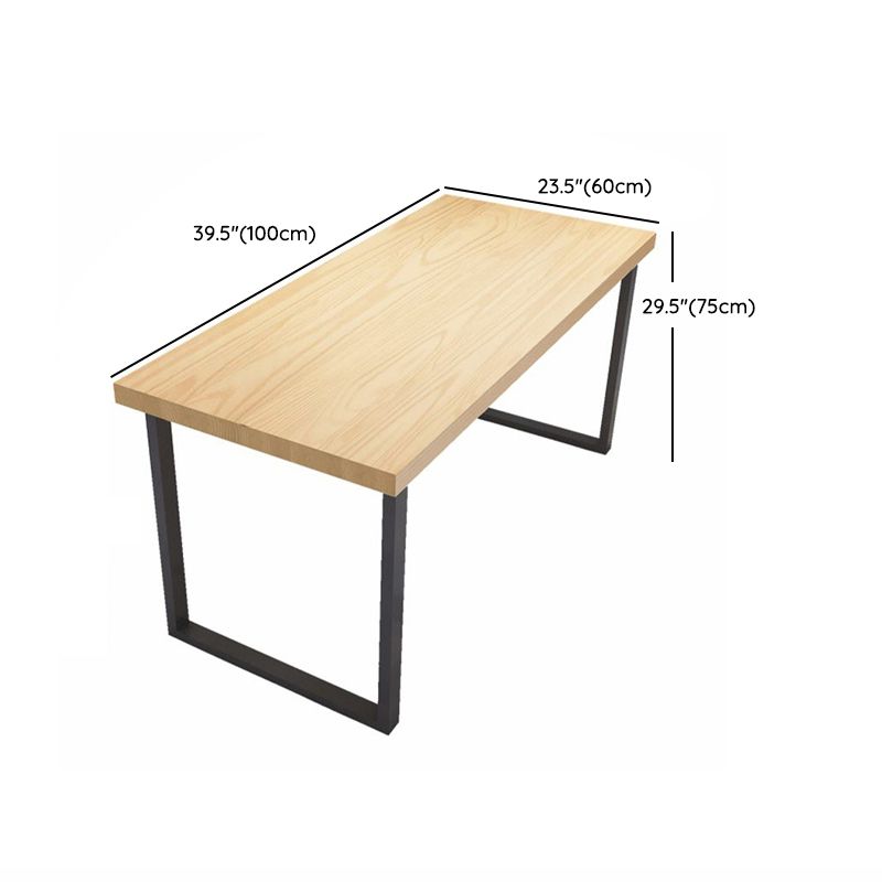 Industrial Dining Table Set 1/5/7 Pieces Solid Wood Dining Table with Chairs