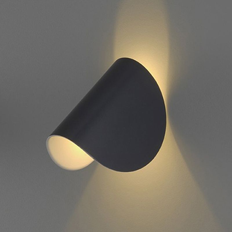 1 Light Geometric Wall Mounted Lamp Contemporary Metal Wall Light Sconces