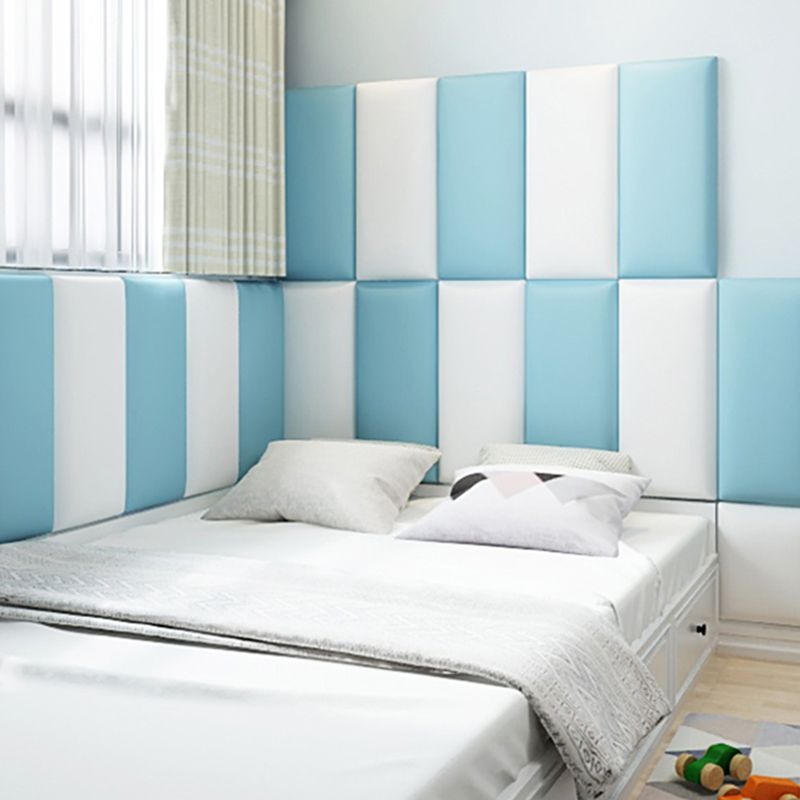 Modern Style Wainscoting Upholstered Peel and Stick Wainscoting