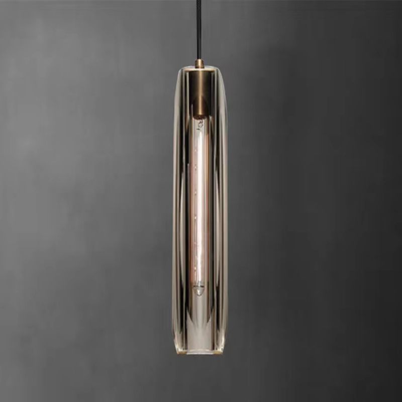 Modern Metal Wall Lighting Fixtures Cylinder Shape Wall Light with Crystal Shade
