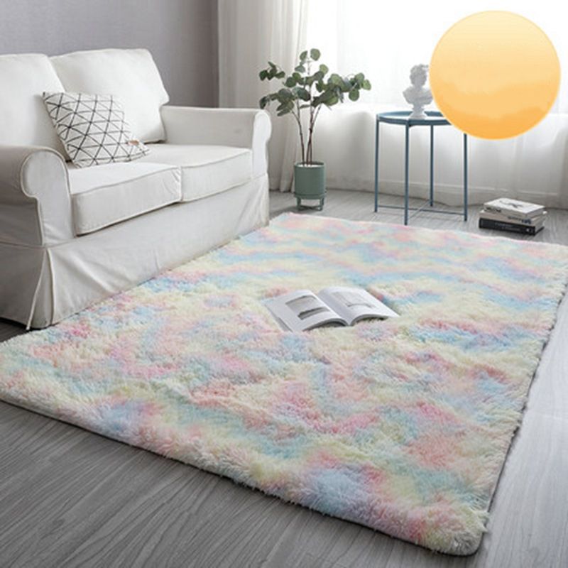 Alfombra de oleada marrón oscura alfombra moderna alfombra sin deslizamiento para decoración del hogar