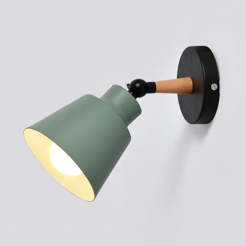 Metal Geometric Simplicity 1 Light Wall Lighting Fixtures for Bedroom