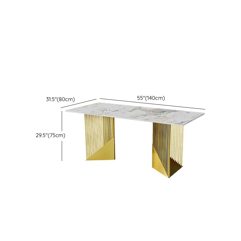 Metal Dinette Set with Gray Chairs 1/2/4/7 Pcs Glam Dining Table Set