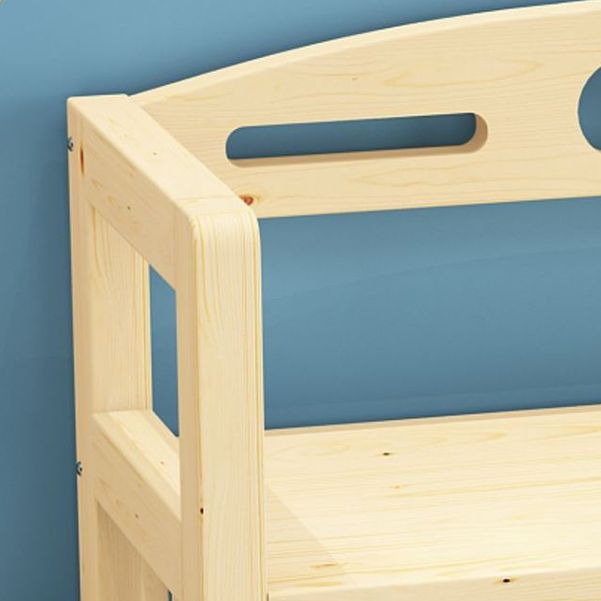 Etagere Vertical Modern Book Shelf Natural Wooden Shelf Bookcase for Study Room