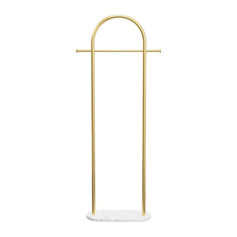 Modern Coat Rack Free Standing Marble Stone Base Metal Coat Hanger