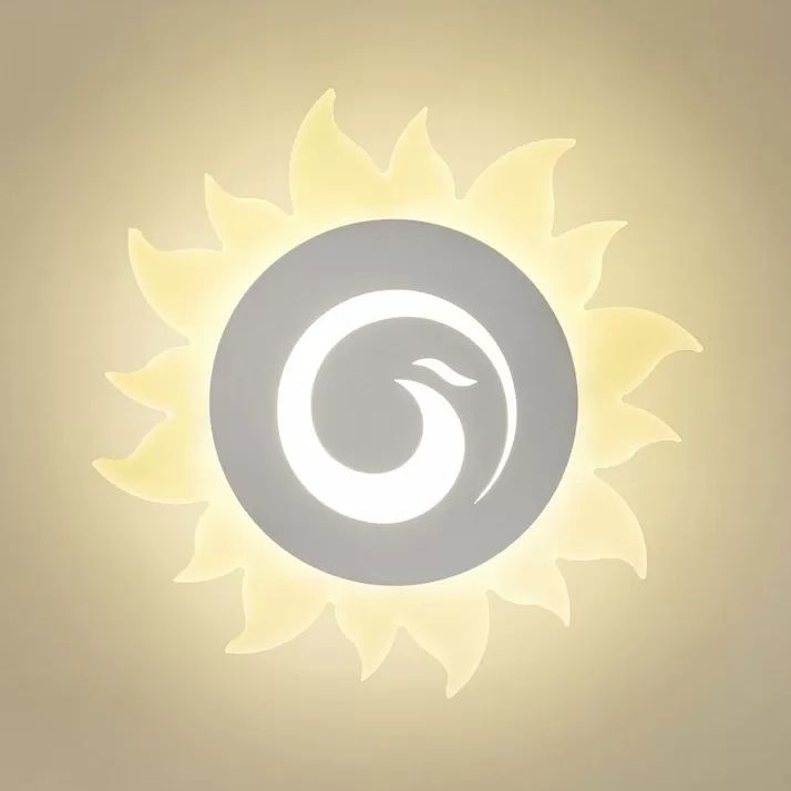 Corridoio piatto scale sconde acrilico adorabile luce da parete a led moderna in bianco