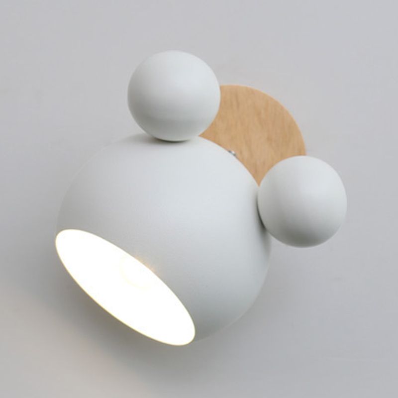 Mouse Simplicity Wall Sconce Colorful Metal Wall Mounted Lamp for Sitting Room