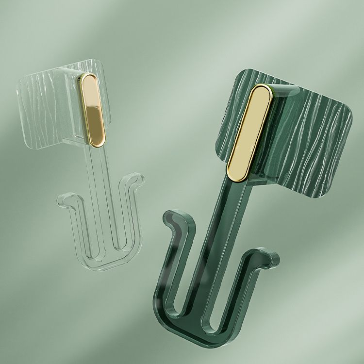 5 Piece Bathroom Hardware Set 6.29" Tall Robe Hooks in Modern Style