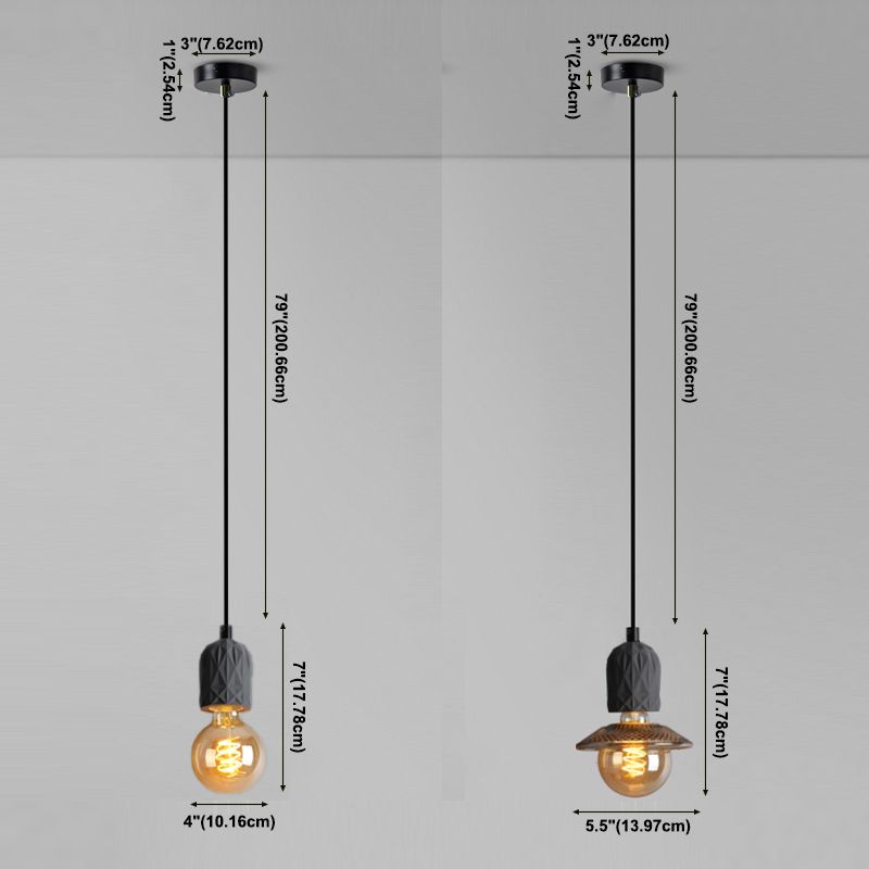 1 hoofd hanglampverlichting armaturen eenvoud ophanging hanger voor slaapkamerfoyer