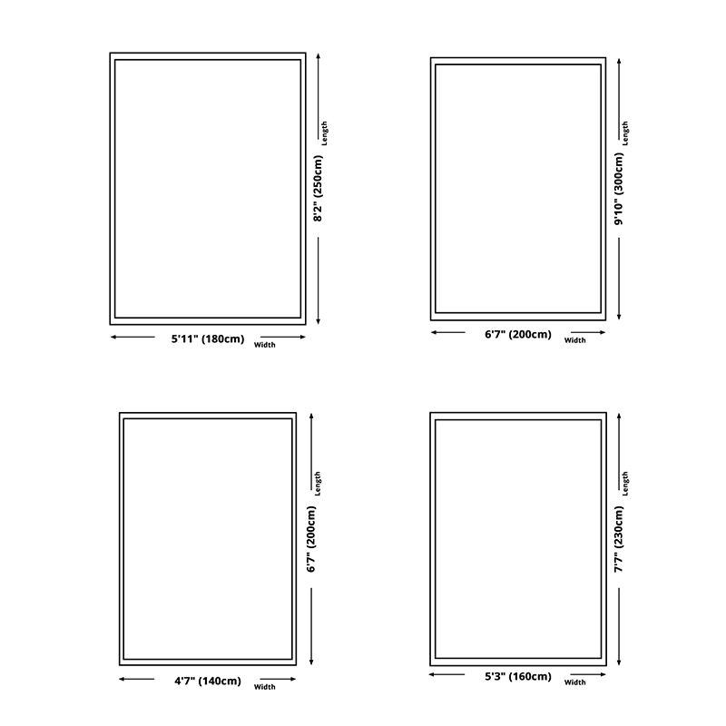 Industrial Rust Pattern Rug Polyester Indoor Carpet Non-Slip Backing Area Rug for Living Room