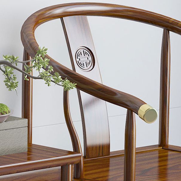 Silla de comedor de madera moderna Silla con brazo trasero Windsor para uso en restaurantes