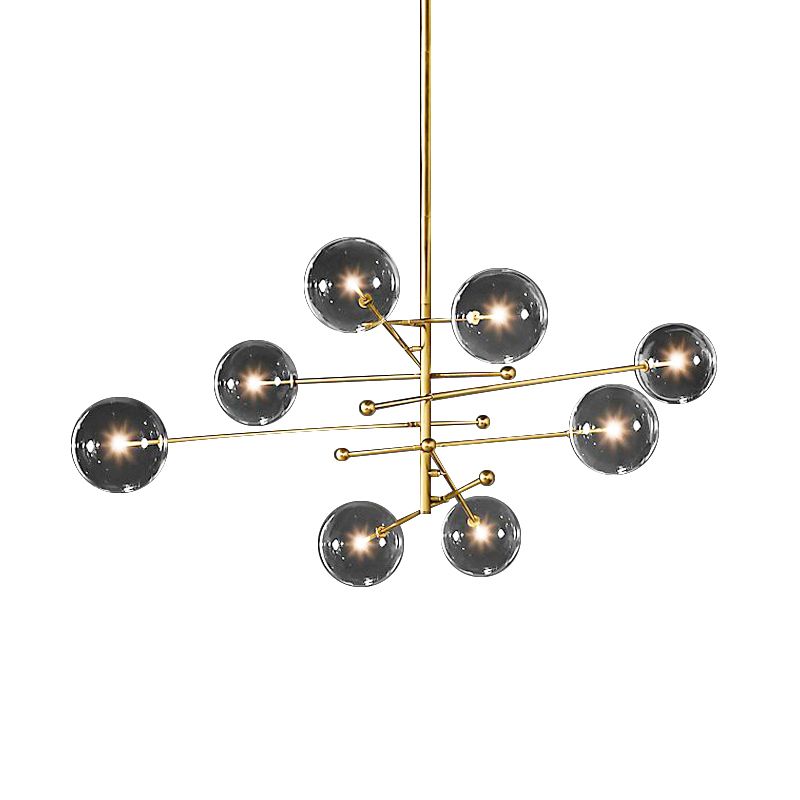 Globe Pendant Lights Modernism Glass Pendant Lighting Fixtures for Living Room