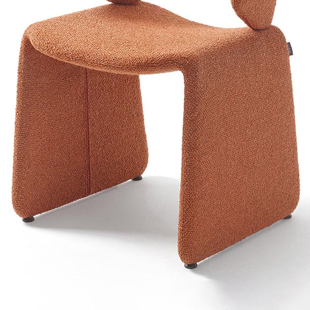 Fabric Dining Chair Designer Style Open Back Dining Arm Chair