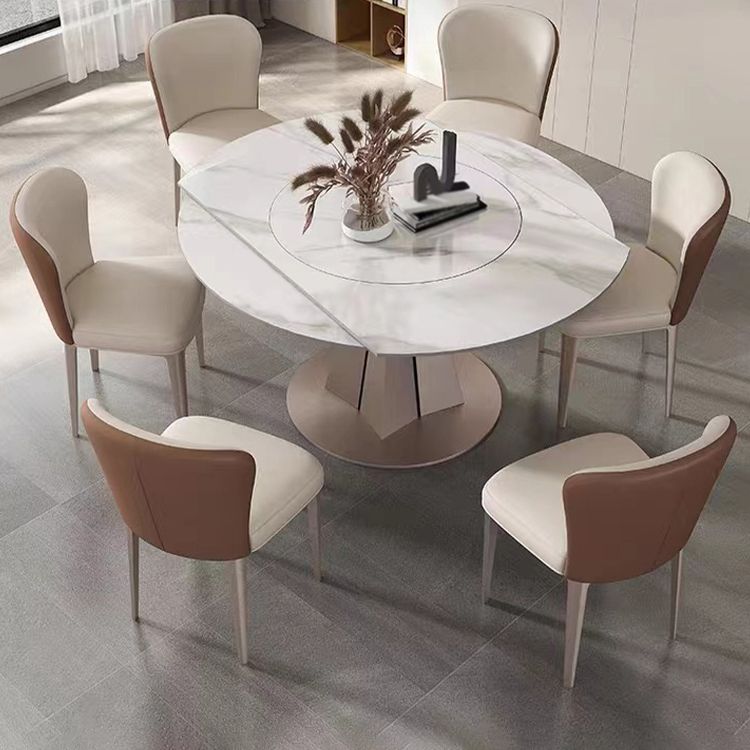 Modern 1/2/5/7 Pieces Dining Set Stone Dining Furniture Set for Dining Room