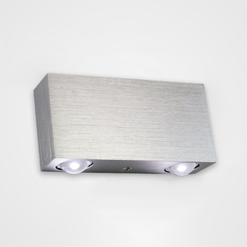 Multi Light Geometry Wall Sconce Modern Style Metal Wall Lighting for Bedroom