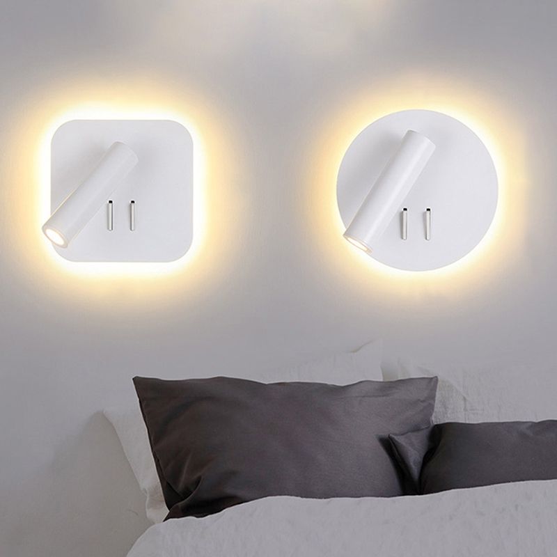 Moderner Stil Metall Wandleuchte geometrische Form Lesen Wandleuchten für Schlafzimmer