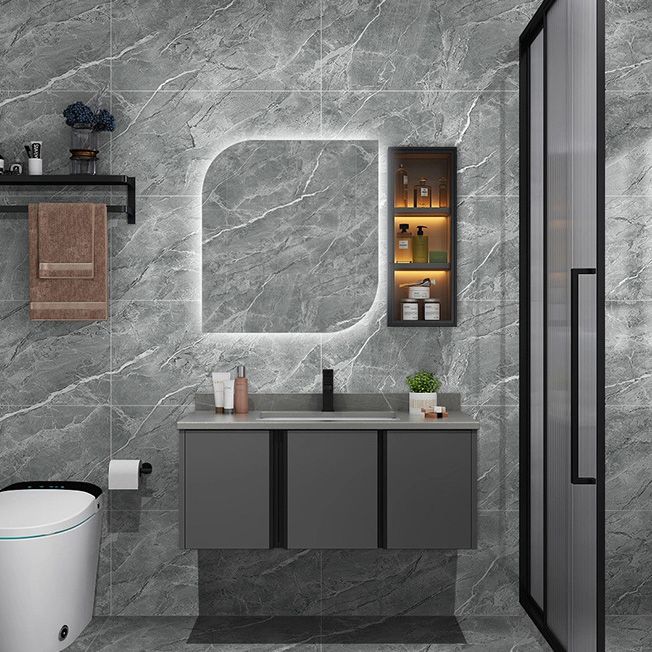 Single Tile Peel and Stick Wall Tile Modern Peel and Stick Wall Tile with Waterproof