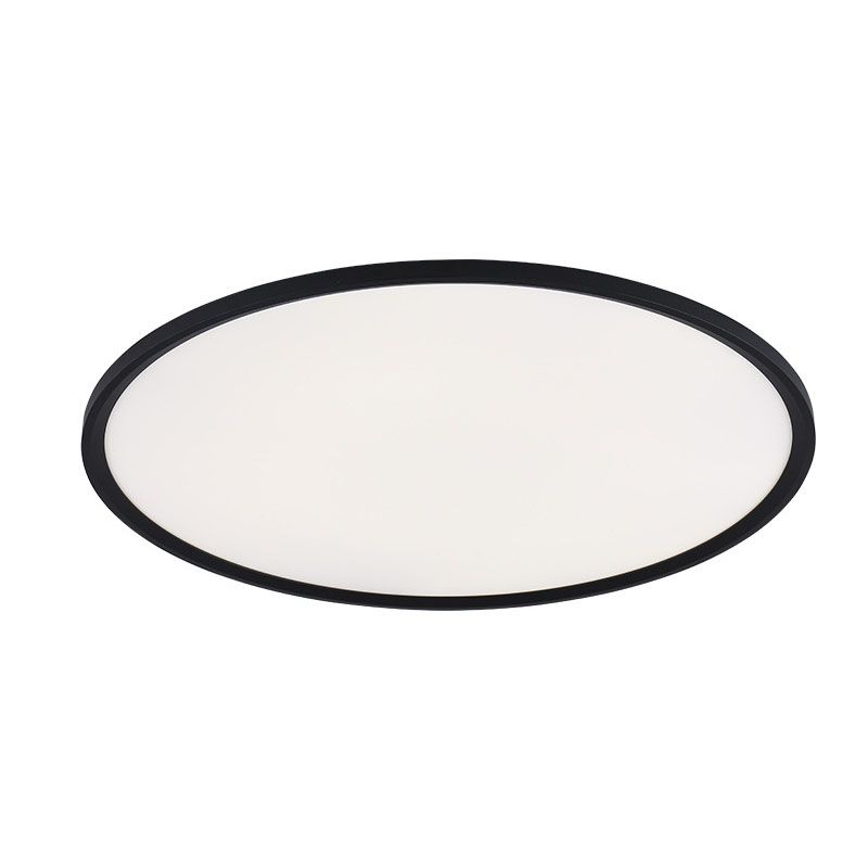 Plafonnier moderne à LED circulaire en aluminium à 1 ampoule pour chambre à coucher