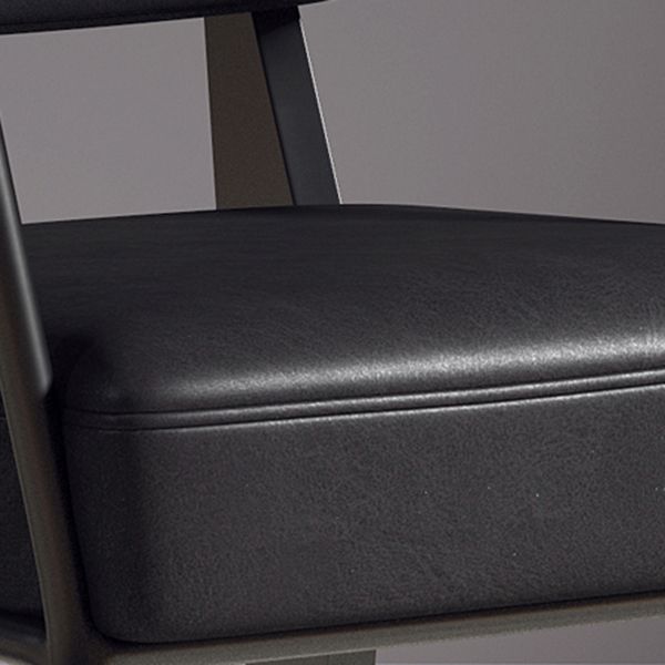 Chaise de salle à manger en métal de style industrie
