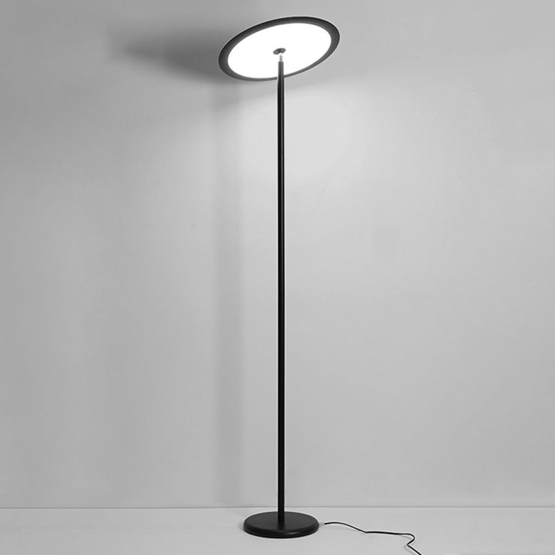 Nordic Linear Floor Lamp Metal 63" High LED Floor Light for Living Room