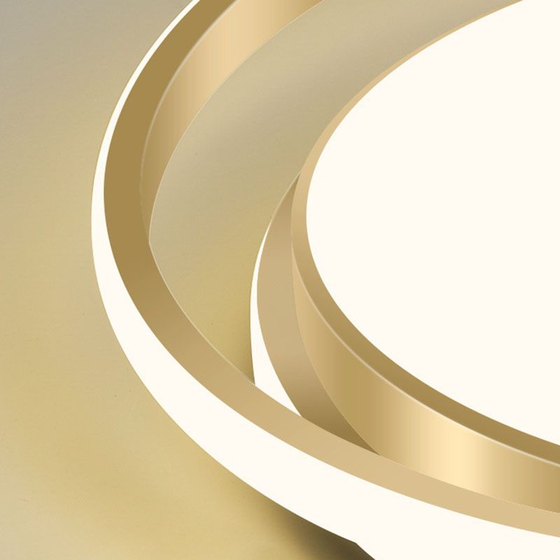 Cirkelvormig slaapkamerinbouwlicht Acryl minimalistische LED-inbouwplafondlamp