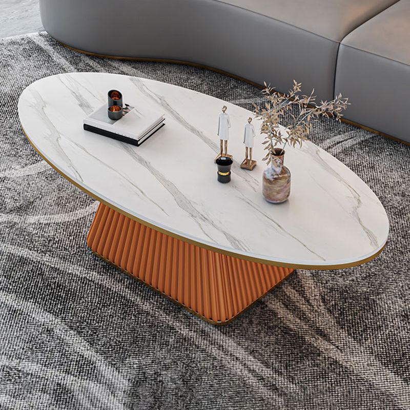 15.74" Tall Pedestal 1 Single Coffee Table Round Cocktail Table