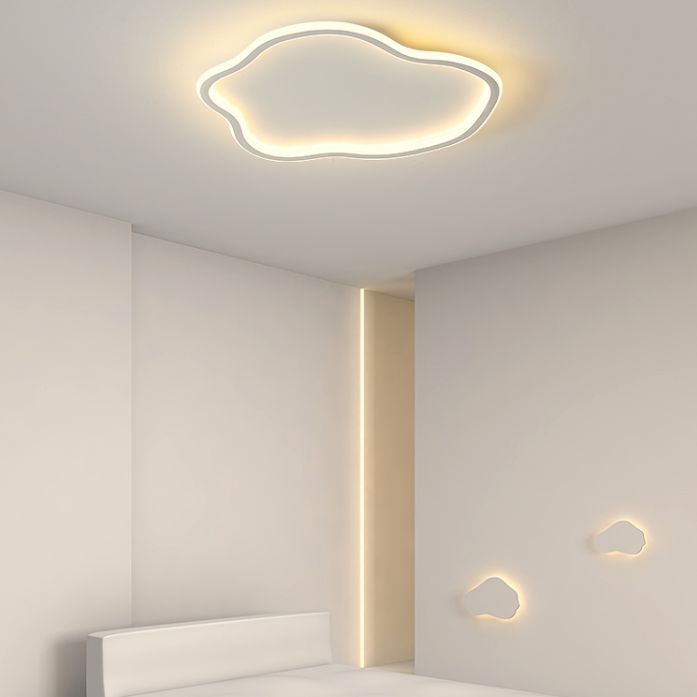 Géométrique 1 lumière LED encastré métal moderne encastré chambre à coucher lumière