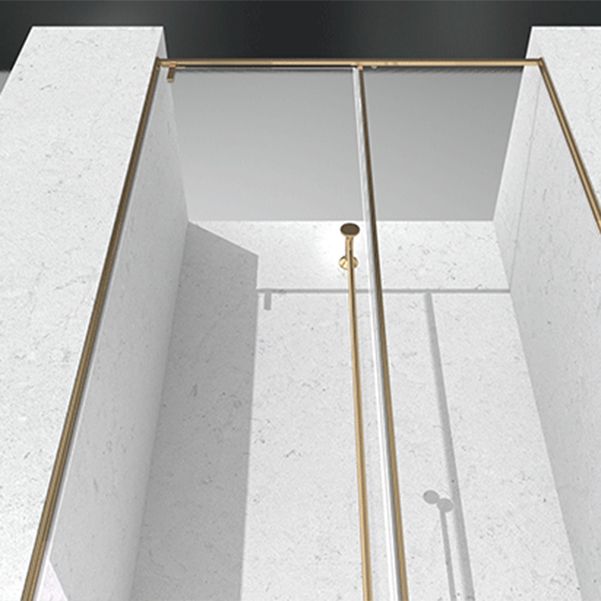 Semi Frameless Tempered Glass Shower Door Pivot Shower Doors