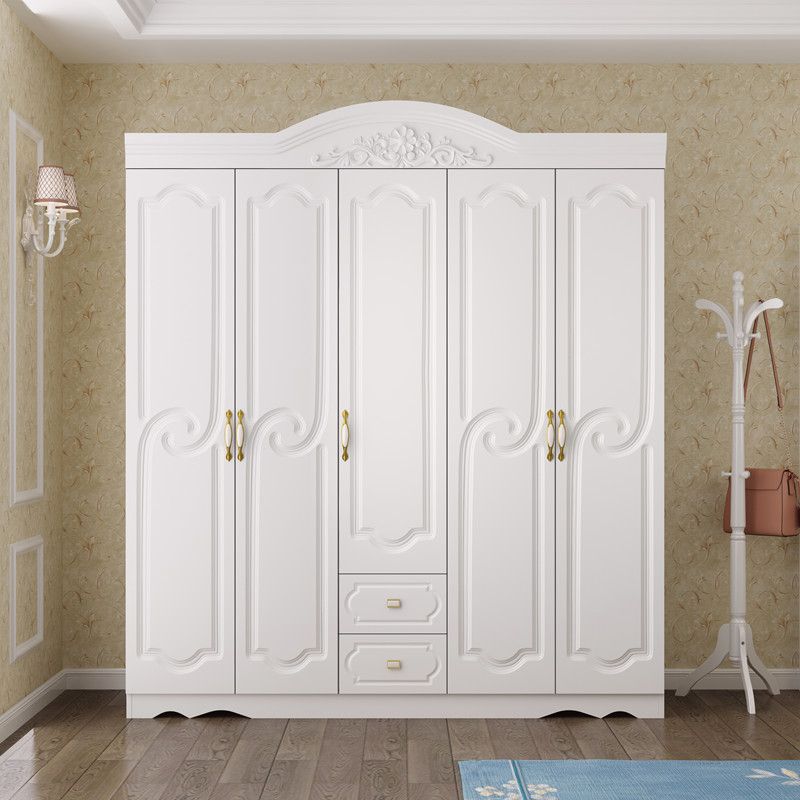 Engineered Wood Wardrobe Cabinet French Country Wardrobe Armoire