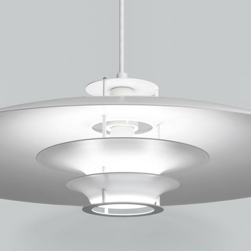 1 Luz de colgante colgante único de estilo moderno de metal para restaurante para restaurante