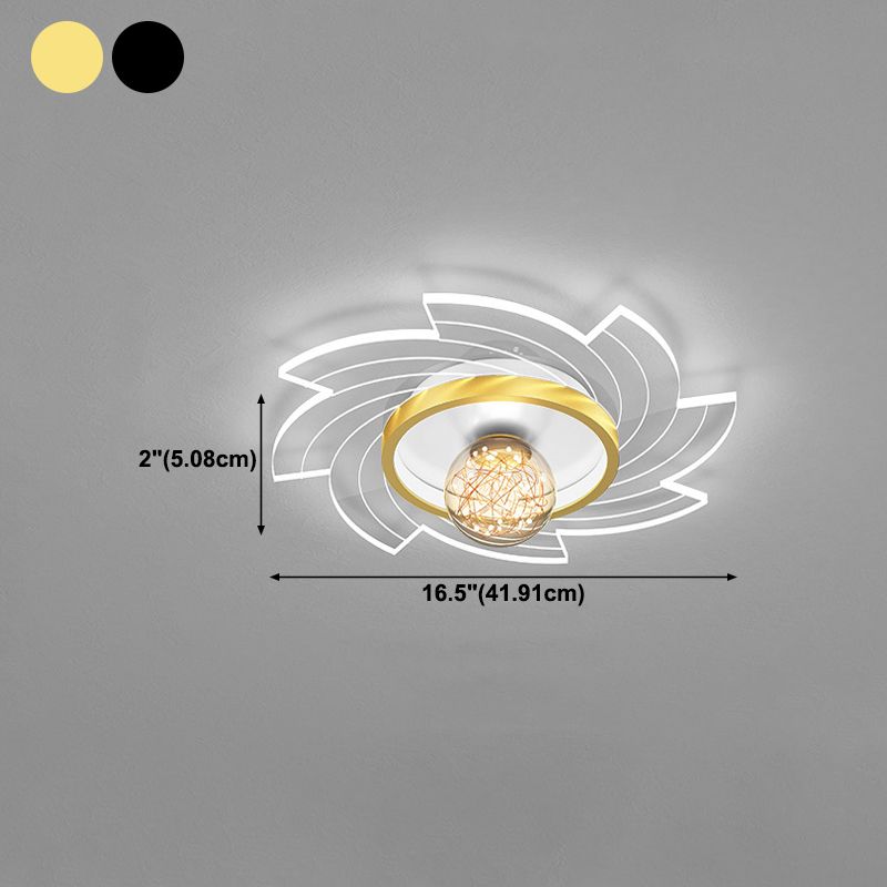 Modern plafond gemonteerd licht minimalistische stijl LED metalen plafond verlichting