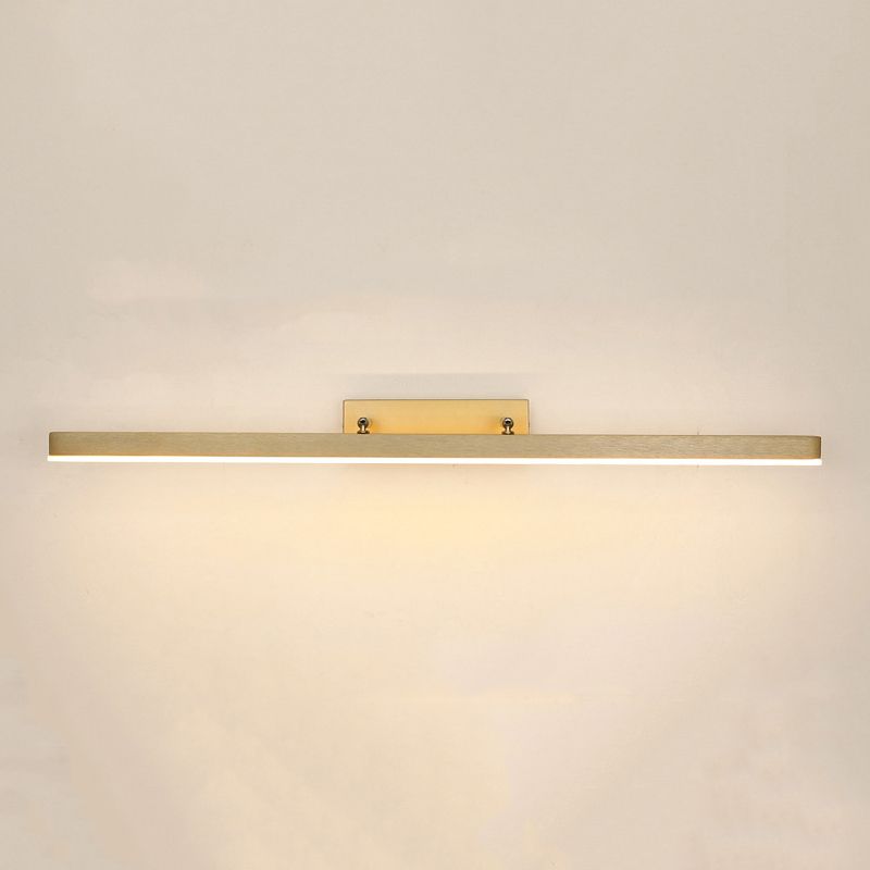 Modernism LED Bath Bar Vanity Lighting Golden Light for Bathroom