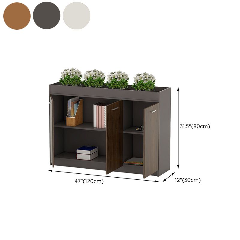 Nordic Storage File Cabinet Wooden Frame Vertical Filing Cabinet for Office