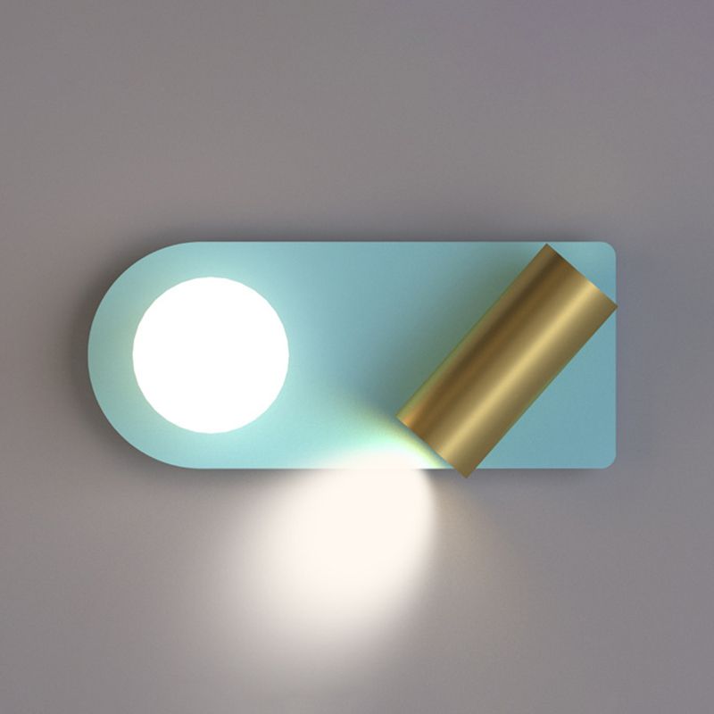 Geometric Wall Sconce Modern Metal 2 Lights Wall Mounted Lights