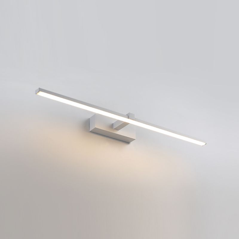 Lampada sconde in metallo moderno a parete a 1 luci per il bagno