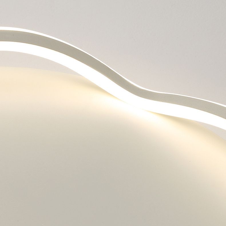 Luz de techo interior de aluminio de montaje empotrado lineal LED de moda moderna con pantalla de silicona