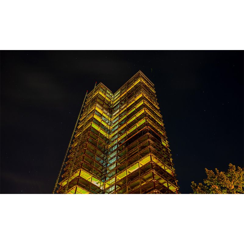 Contemporary Construction Mural Wallpaper Decorative Mildew Resistant Wall Art