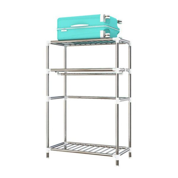 Contemporary Style Home Wardrobe Steel Wardrobe Closet with Shelves