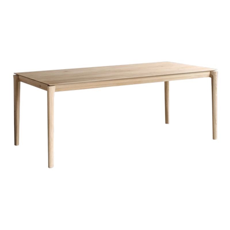 Modern 1/3/4/5/6 Pieces Rectangle Dining Set Ash Wood Dining Table with Chairs