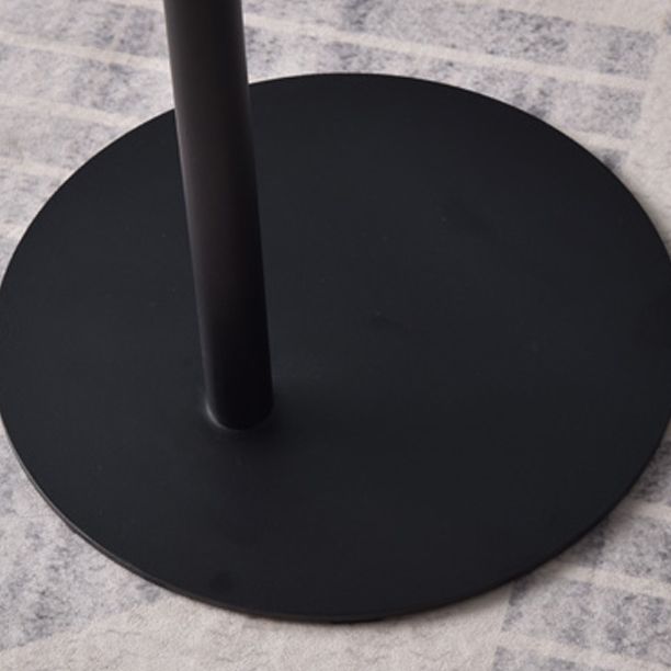 Contemporary Style Side End Table Metal Pedestal Sofa Side Accent Table