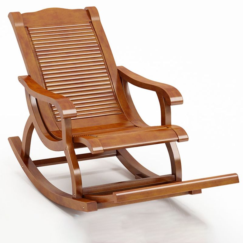 Mid-Century Modern Recliner Chair Solid Wood Recliner Chair for Living Room