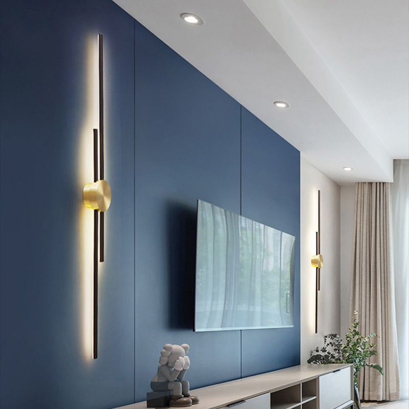 Multi Lights Metal Flush Mount Wall Sconce Modern Sconce Light Fixture for Living Room