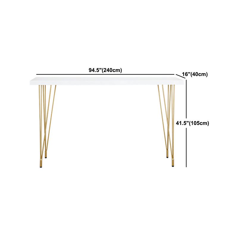 Glam Style 1/2/4 Pieces Faux Marble Bar Table Set Fixed Table Counter Set for Home Use