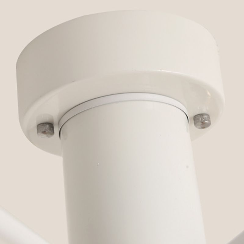 Radiaal metaalspoeling Mount Lighting Industrial Living Room Semi Flush Light
