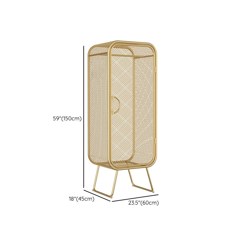Contemporary Wardrobe Closet Metal Wardrobe Cabinet for Bedroom
