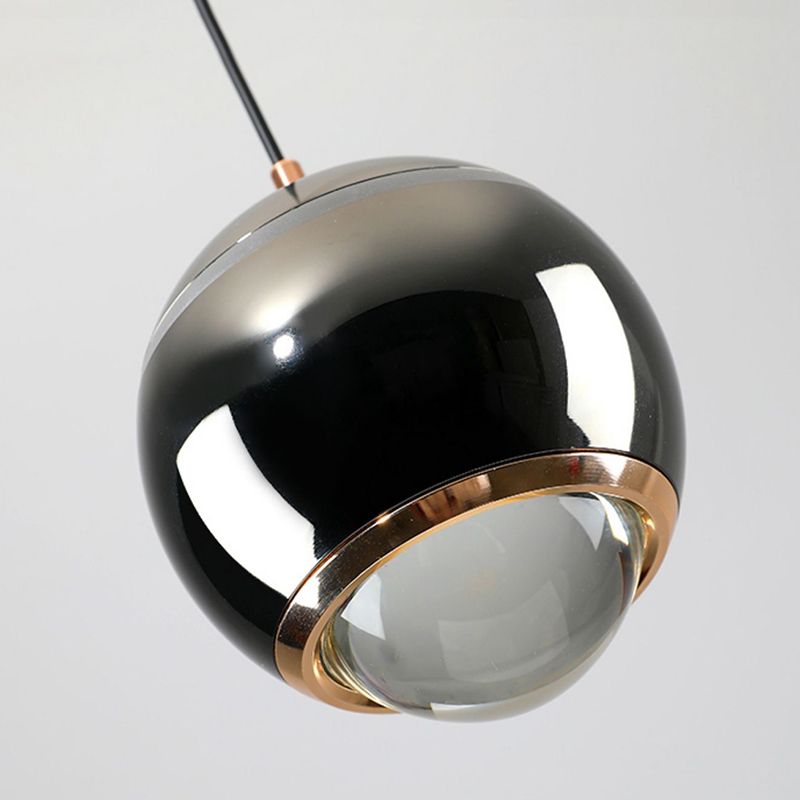 Postmoderne Aluminium -Anhänger Light Globe LED Hanging Anhänger für Schlafzimmer